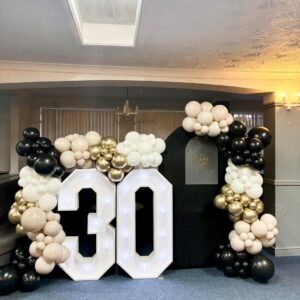 Signature Birthday Luxe Sailboard & LED Display